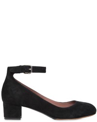 Tabitha Simmons 40mm Suede Ankle Strap Pumps