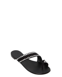 Giuseppe Zanotti Design 10mm Swarovski Suede Sandals