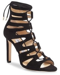 Jimmy Choo Hitch Lace Up Cage Sandal
