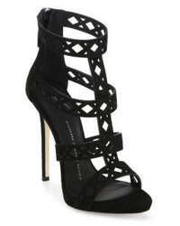 Giuseppe Zanotti Perforated Suede Sandals