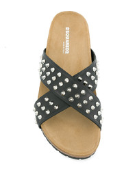 DSQUARED2 Studded Crossover Sandals