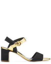 Rupert Sanderson Suede And Leather Sandals