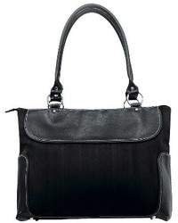 G Pacific Suede Business Computer Tote Black