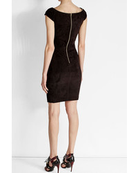 Jitrois Suede Dress With Zipper Collar