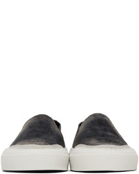 John Elliott Black Haze Slip On Sneakers