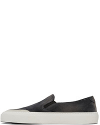 John Elliott Black Haze Slip On Sneakers