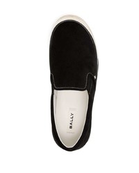 Bally Laceless Suede Sneakers