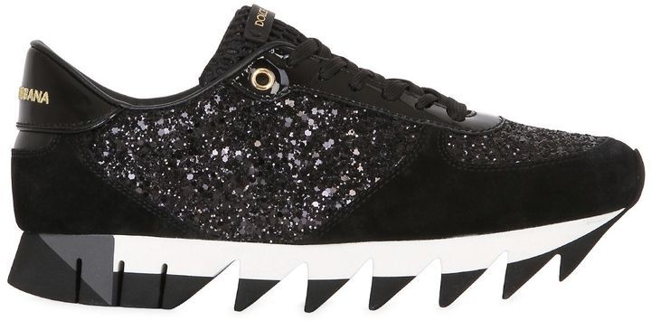dolce and gabbana glitter shoes