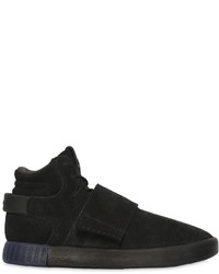 adidas Tubular Invader Faux Suede Sneakers