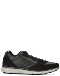 Hogan Contrast Texture Sneakers