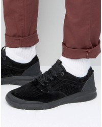 Vans Iso Perf Sneakers In Black Suede