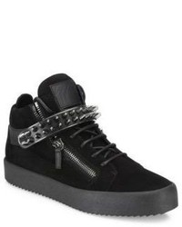Giuseppe Zanotti Lace Up Suede Sneakers