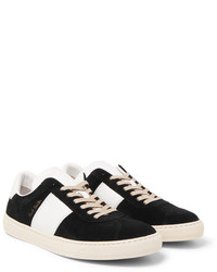 Paul Smith Levon Leather Trimmed Suede Sneakers