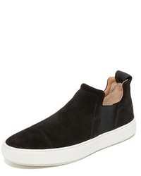 Vince Lucio Suede Pull On Sneakers