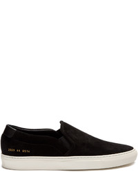 Common Projects Retro Suede Slip On Trainers