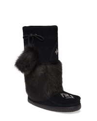 Manitobah Mukluks Snowy Owl Faux Fur Waterproof Snow Boot