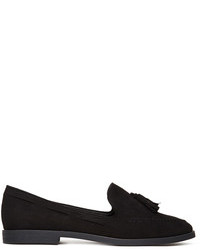 Forever 21 Faux Suede Tassel Loafers