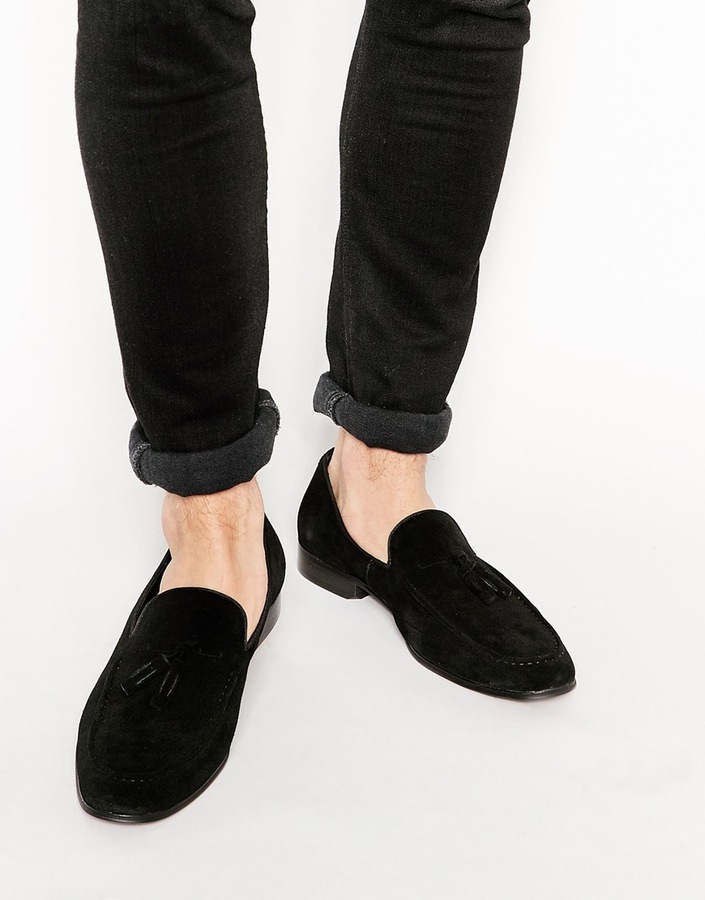 dune grey loafers
