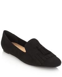 Forever 21 Tasseled Faux Suede Loafers