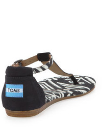 Toms Geometric Woven Playa Sandal