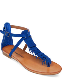 Lucky Brand Wekka Fringe Flat Thong Sandals