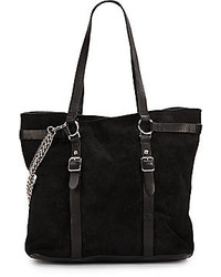 Ash Axel Suede Leather Tote