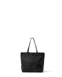 Toms Black Soft Suede Cosmopolitan Tote Bag