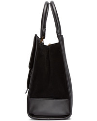Marc Jacobs Black Suede Madison Tote