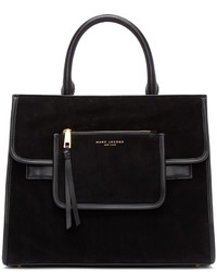 Marc Jacobs Black Suede Madison Tote
