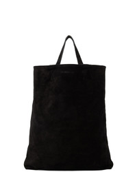 Ann Demeulemeester Black Suede Tote
