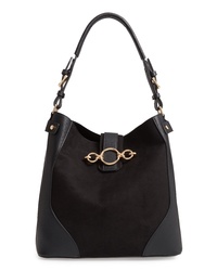 Topshop Cleo Faux Leather Hobo Bag