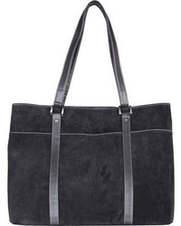 Scully Computer Tote Suede 727 Burgandy Oversized Handbags