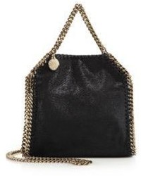 Stella McCartney Falabella Tiny Baby Bella Shimmer Faux Suede Tote