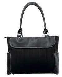 G Pacific Suede Business Computer Tote Black