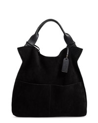 Sole Society Jamari Suede Faux Leather Tote