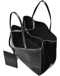 Roland Mouret Leather Tote With Suede