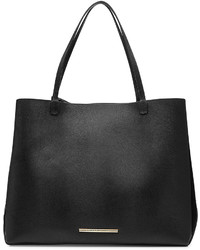 Roland Mouret Leather Tote With Suede