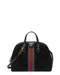 Gucci Ophidia Suede Dome Satchel