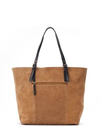 Rr Leather And Suede Tote