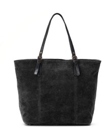 Rr Leather And Suede Tote