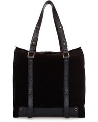 Zara Combined Leather And Suede Shopper