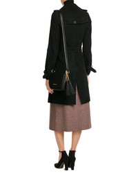 Steffen Schraut Suede Trench Coat