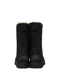 Eckhaus Latta Black And Green Ugg Edition Block Boots