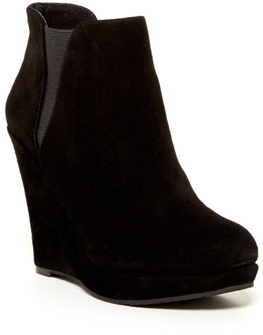 jessica simpson black wedge boots