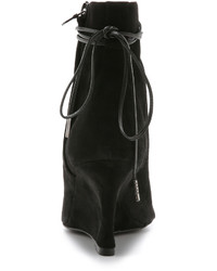 Narciso Rodriguez Deva Suede Wedge Ankle Boots
