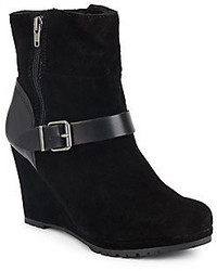 Dolce Vita Pyston Suede Wedge Ankle Boots
