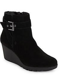 Donald J Pliner Mico Suede Wedge Ankle Boots