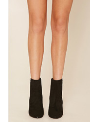 forever 21 black suede boots