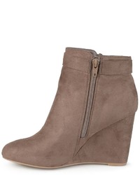Journee Collection Gia Wedge Ankle Boots