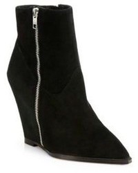 Ash Julie Suede Wedge Ankle Boots